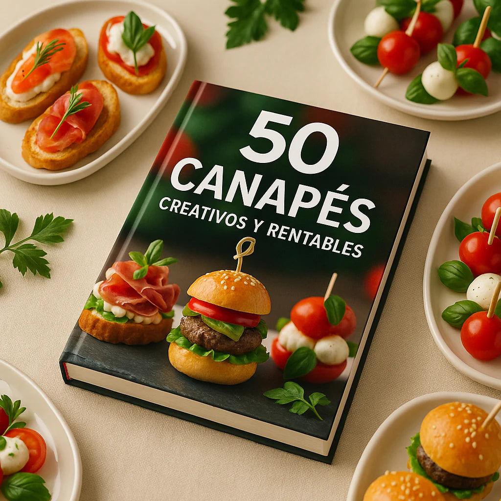 🥪 50 Canapés Creativos y Rentables