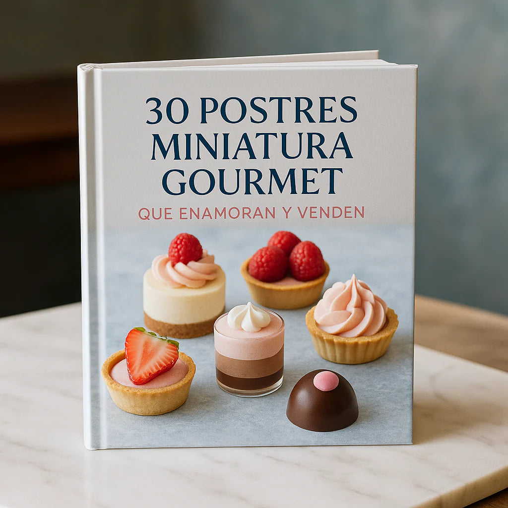 🧁 30 Postres Miniatura Gourmet que Enamoran y Venden